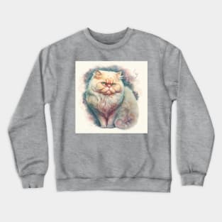 Bundle of love - Persian cat- Purr-fect valentine gift for the feline-loving pet lover Crewneck Sweatshirt